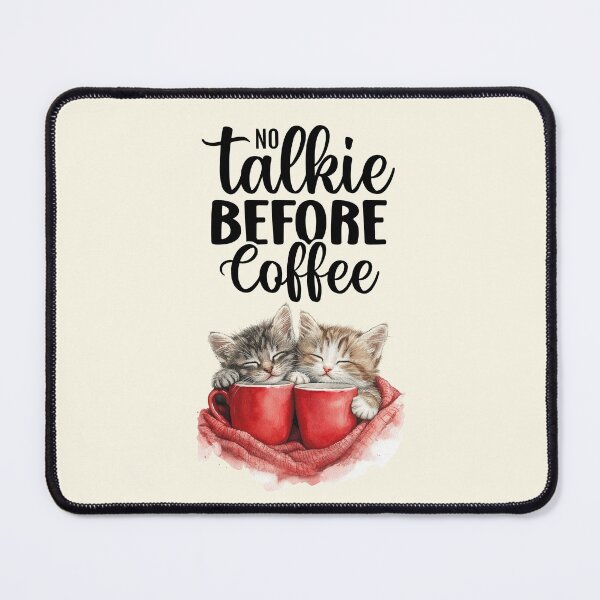 Item preview, Cute kittens cats sleeping and want coffee designed and sold by Coolparrotgirl.