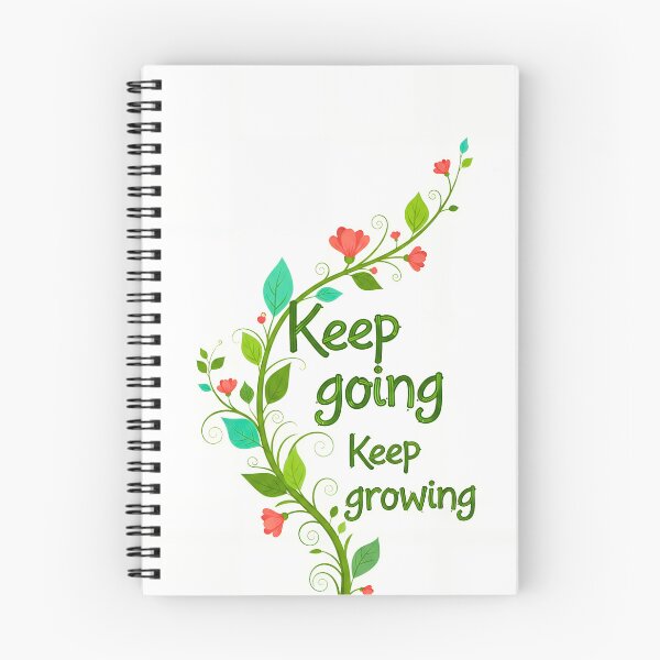 Item preview, Keep Going, Keep Growing - Inspirational Quote designed and sold by Inked-by-AJ.