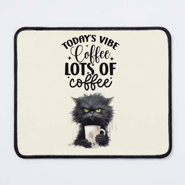 Item preview, Angry kitten cat wants coffee designed and sold by Coolparrotgirl.