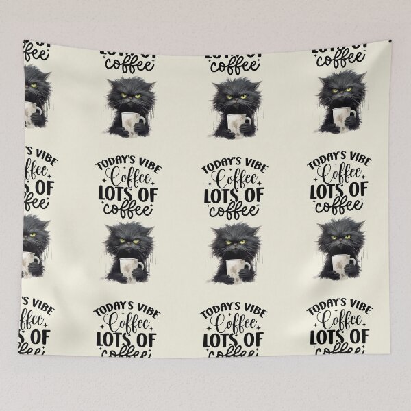 Item preview, Angry  kitten cat wants coffee designed and sold by Coolparrotgirl.