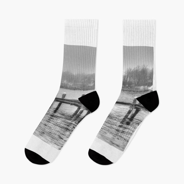 Item preview, Foggy Scene on the Toms River designed and sold by BradKnorrArt.
