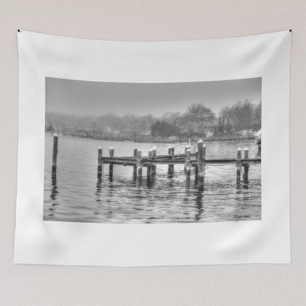 Item preview, Foggy Scene on the Toms River designed and sold by BradKnorrArt.