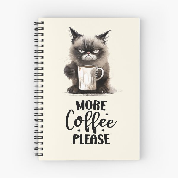 Item preview, Angry  kitten cat wants coffee designed and sold by Coolparrotgirl.