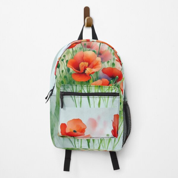 Item preview, Poppy meadow - watercolor designed and sold by HA-Design-Kunst.
