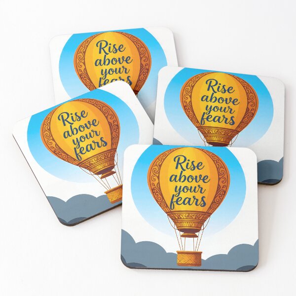 Item preview, Rise Above Your Fears - Inspiring Quote designed and sold by Inked-by-AJ.