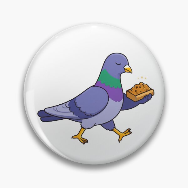 Item preview, Pigeon eating crumbs designed and sold by cubiask.