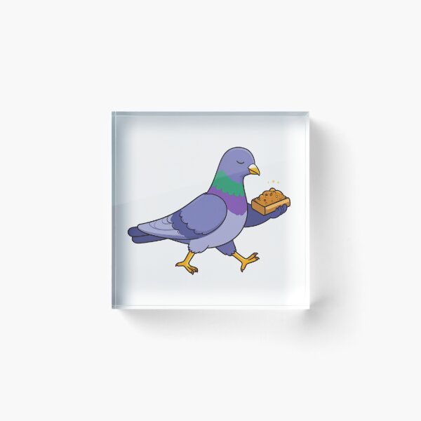 Item preview, Pigeon eating crumbs designed and sold by cubiask.