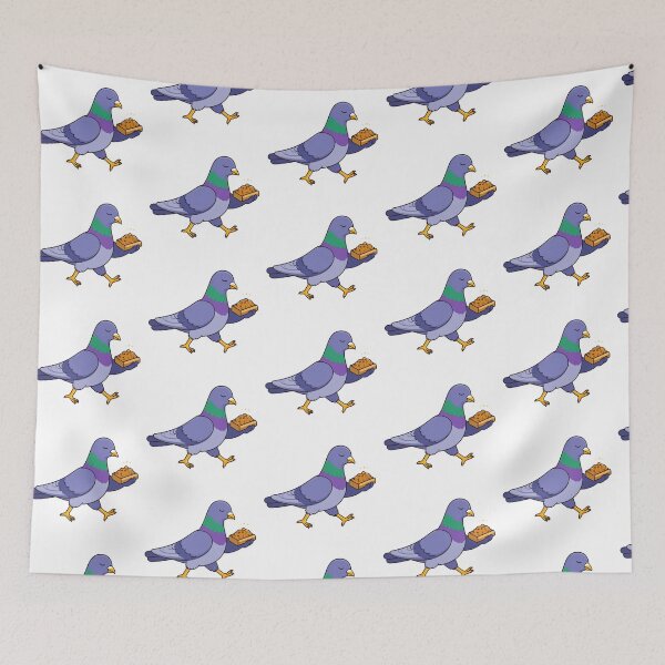 Item preview, Pigeon eating crumbs designed and sold by cubiask.