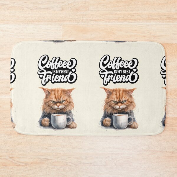 Item preview,  Angry  kitten cat wants coffee designed and sold by Coolparrotgirl.