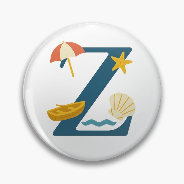 Item preview, Letter Z – Seaside Beach Monogram | Nautical Typography Initial designed and sold by ContraryAndCo.