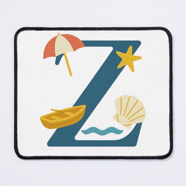 Item preview, Letter Z – Seaside Beach Monogram | Nautical Typography Initial designed and sold by ContraryAndCo.