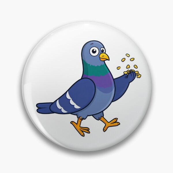 Item preview, Pigeon eating crumbs designed and sold by cubiask.