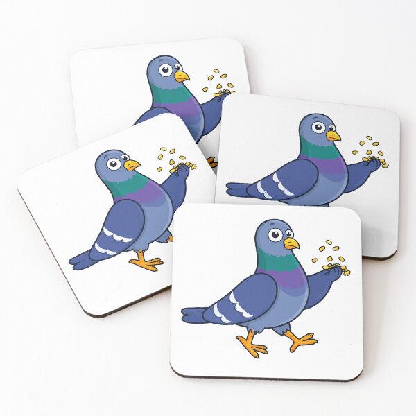 Item preview, Pigeon eating crumbs designed and sold by cubiask.