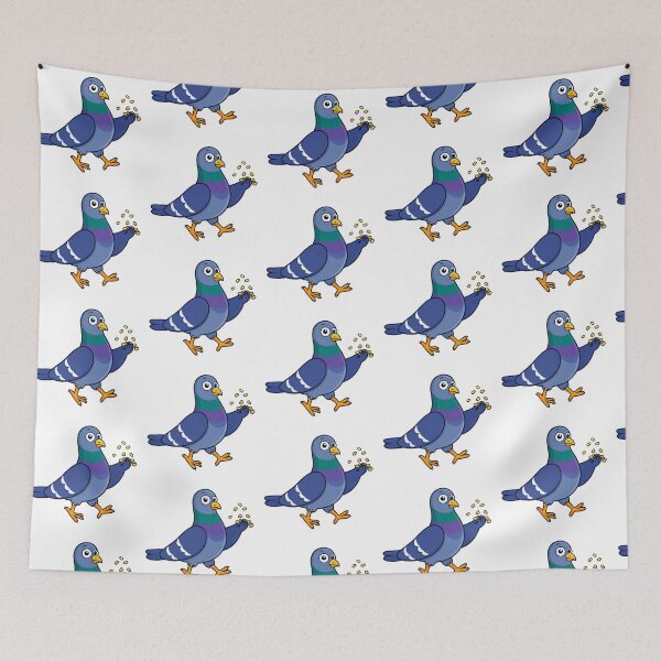 Item preview, Pigeon eating crumbs designed and sold by cubiask.