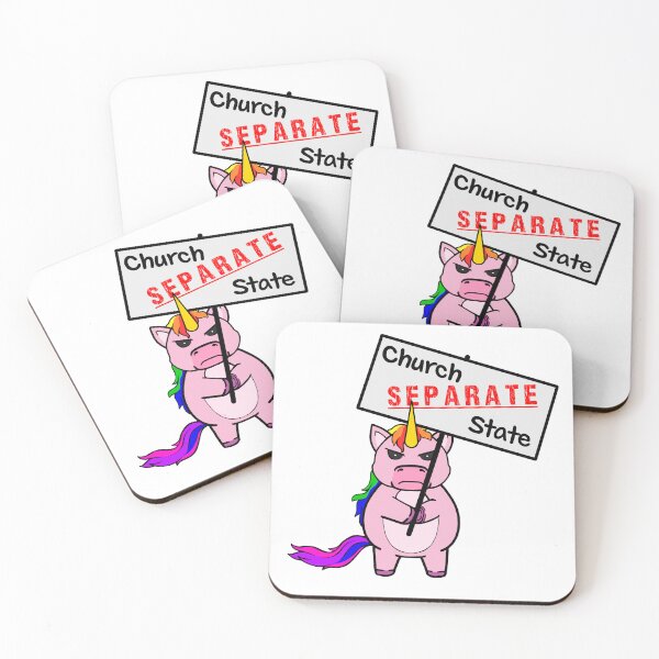 Item preview, Protest Unicorn - Church and State designed and sold by Batmantis275.