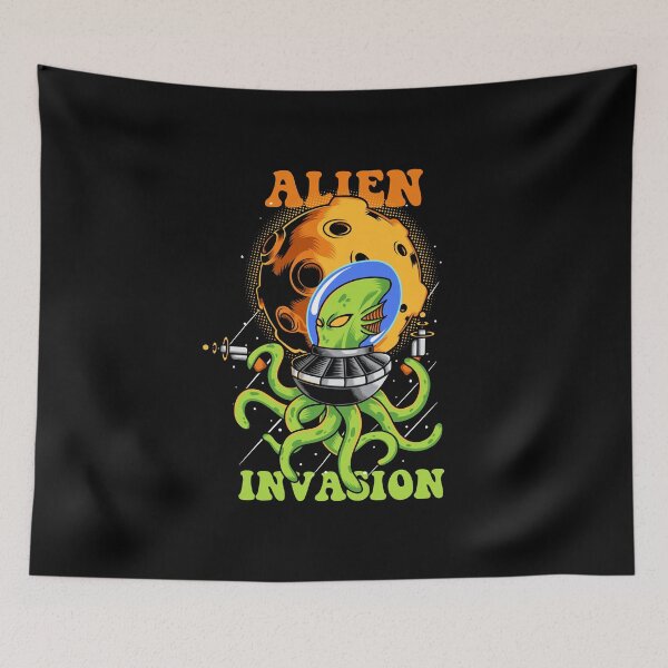 Item preview, Alien invasion of planets designed and sold by Joncasmiart.