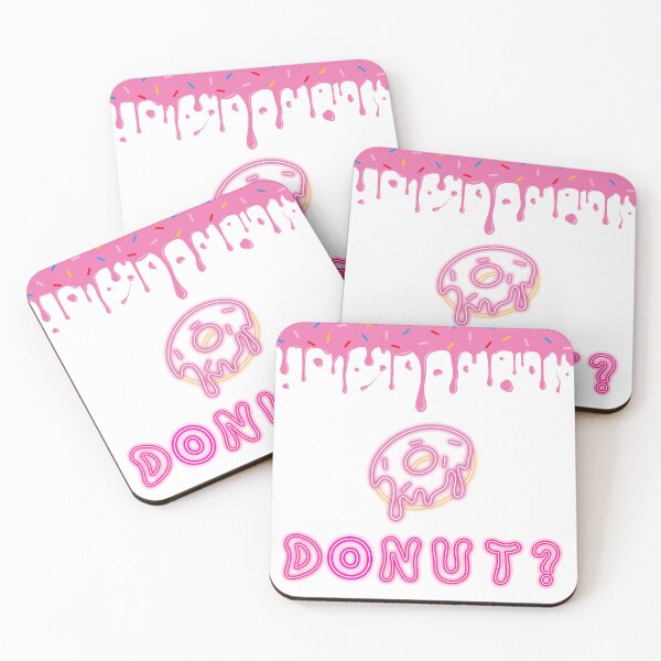 Item preview, Neon Donut poster designed and sold by Catword.