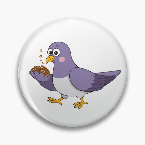Item preview, Pigeon eating crumbs designed and sold by cubiask.