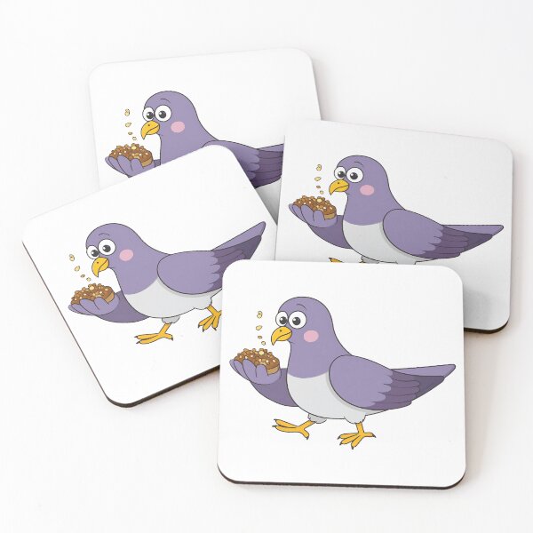Item preview, Pigeon eating crumbs designed and sold by cubiask.
