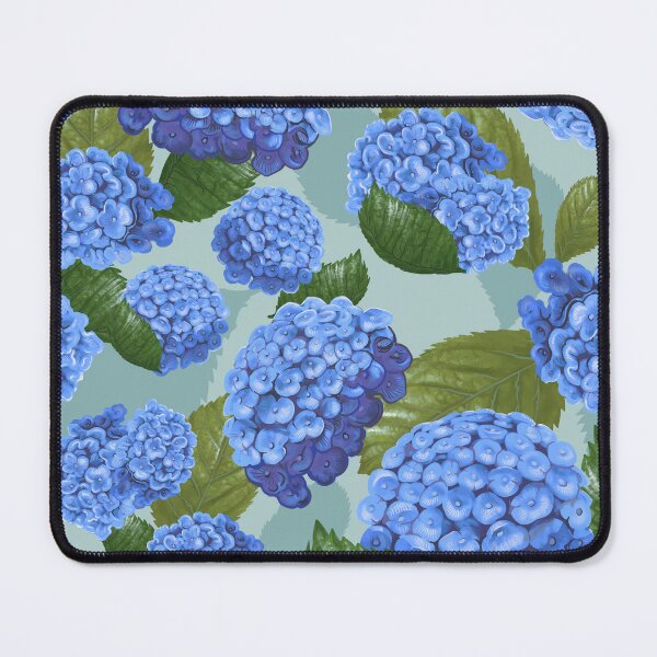 Item preview, Blue Hydrangea Flowers Painting, Blue Floral Hydrangeas, Americana  designed and sold by newburyboutique.