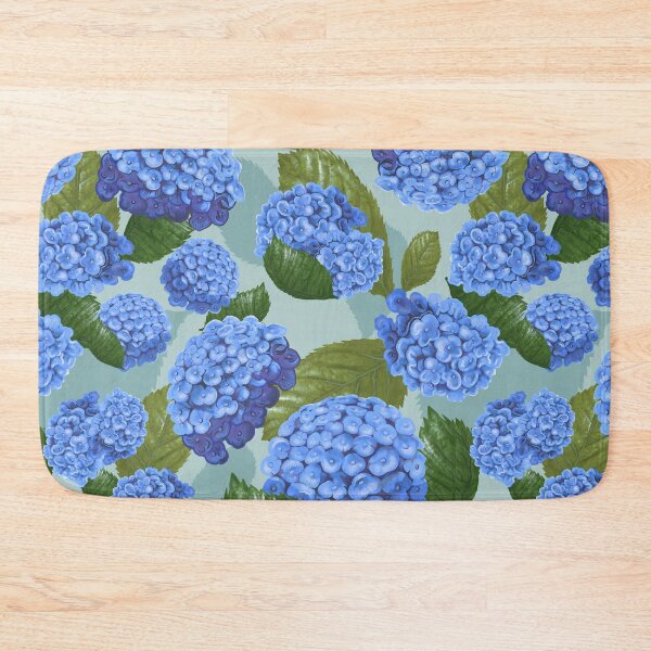 Item preview, Blue Hydrangea Flowers Painting, Blue Floral Hydrangeas, Americana  designed and sold by newburyboutique.
