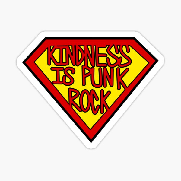 Item preview, Kindness is punk rock designed and sold by cherry-trove.