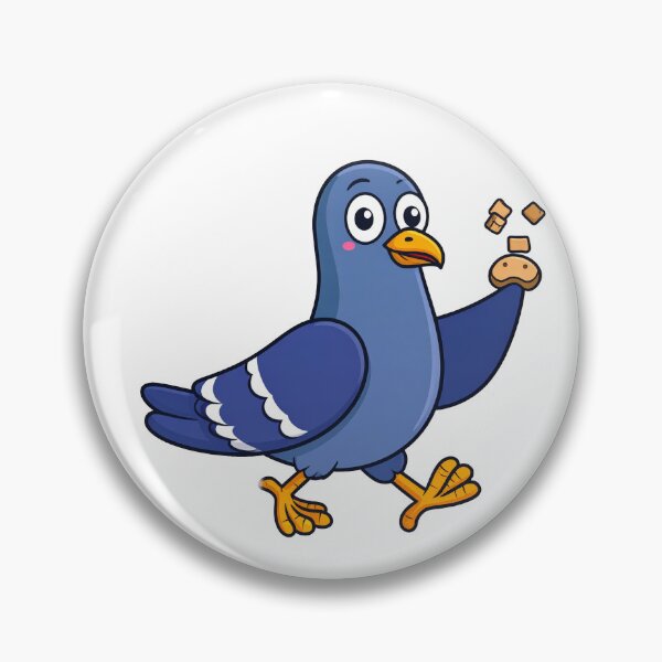 Item preview, Pigeon eating crumbs designed and sold by cubiask.