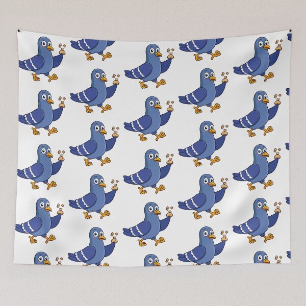 Item preview, Pigeon eating crumbs designed and sold by cubiask.