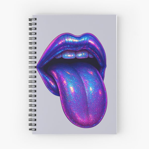 Item preview, Psychedelic Neon Lips – Futuristic Glow Art for Bold Aesthetics designed and sold by Psycho-Crazy.