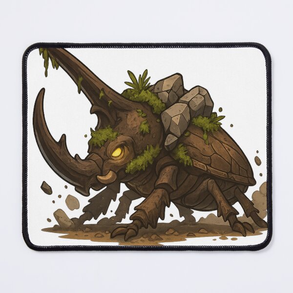 Item preview, Hercules Beetle – Earth Elemental Guardian designed and sold by ElementalBeast1.