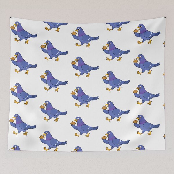Item preview, Pigeon eating crumbs designed and sold by cubiask.