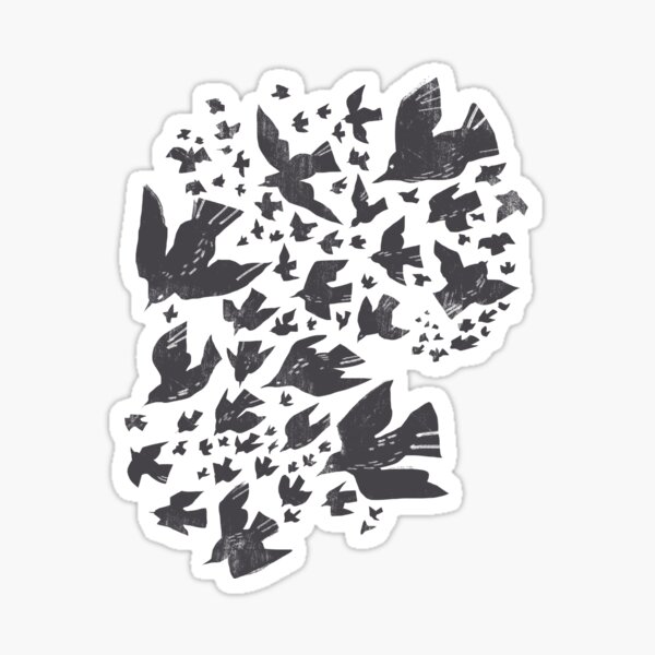 Item preview, Murmuration Folk Art designed and sold by Brad Sneed Studio.
