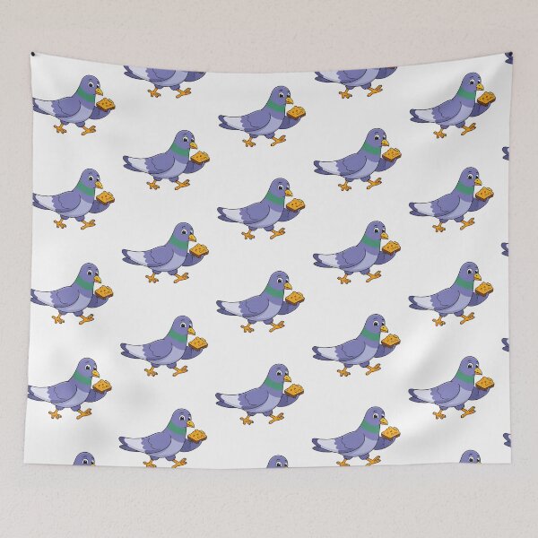 Item preview, Pigeon eating crumbs designed and sold by cubiask.