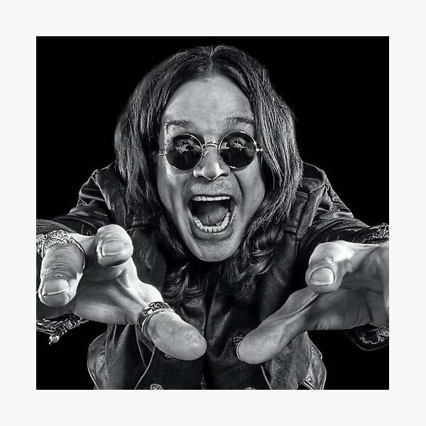 Aperçu de l'œuvre Ozzy Osbourne RIP créée et vendue par Road To Track.