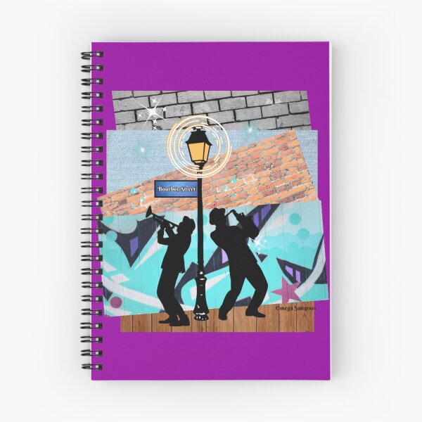 Item preview, Collage of Bourbon Street and Musician duo designed and sold by artbyomega.