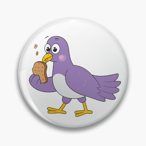 Item preview, Pigeon eating crumbs designed and sold by cubiask.