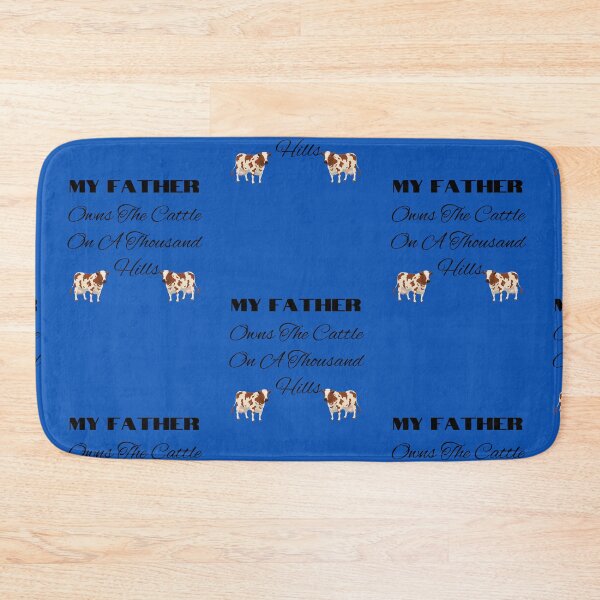 Item preview, My Father Owns The Cattle On A Thousand Hills designed and sold by TSFPrints.
