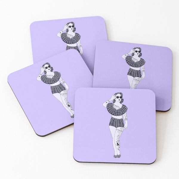 Item preview, Glamour Model on purple Background  designed and sold by missmann.