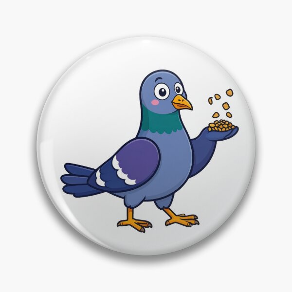 Item preview, Pigeon eating crumbs designed and sold by cubiask.