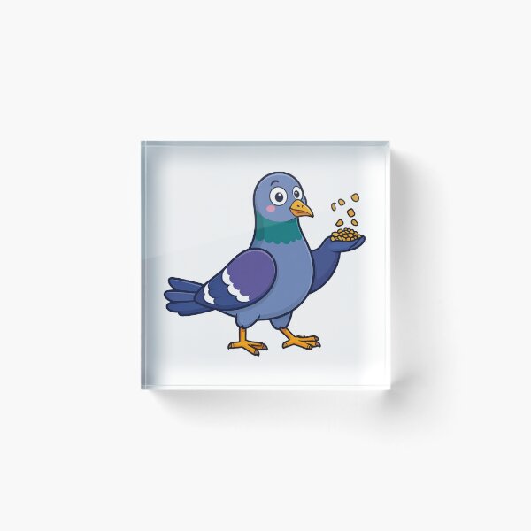 Item preview, Pigeon eating crumbs designed and sold by cubiask.