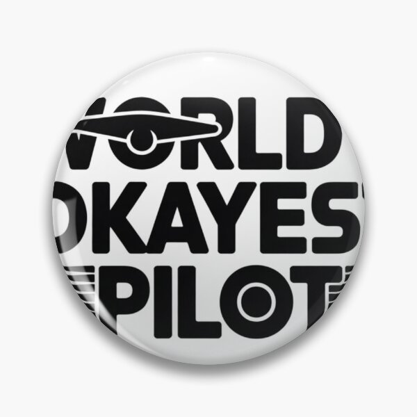 Item preview, World’s Okayest Pilot, Funny Aviation Gift for Pilots, Flight Instructors  T‑Shirt designed and sold by podlook.