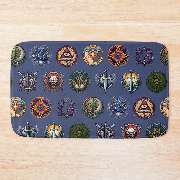Item preview, Complete D&D Class Collection - All 12 Original Classes (offset grid) designed and sold by Raes-Runaways.