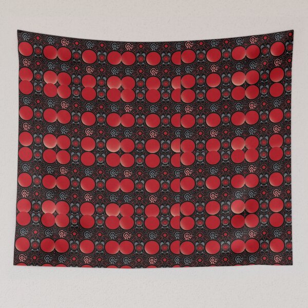 Item preview, Red Dots Congregate Spots designed and sold by Sunflwrconcepts and Designs.