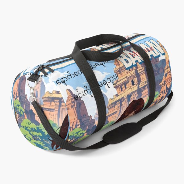 Item preview, Romantic Farewell in Bagan Myanmar – Retro Anime Travel Girl 80s Love Quote designed and sold by Kawaii-Sky.