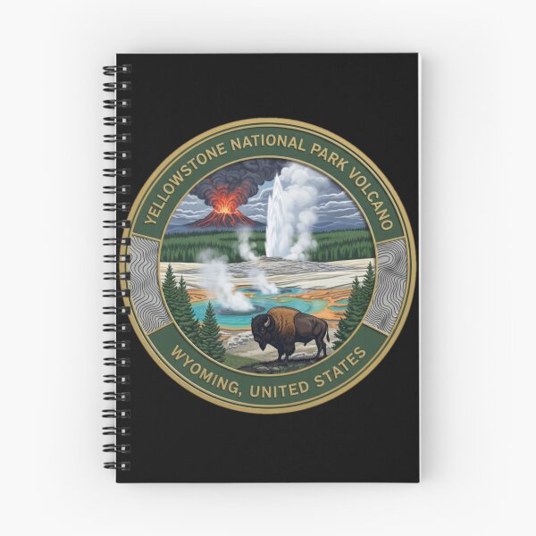 Item preview, Seal of Yellowstone National Park Volcano Wyoming, United States designed and sold by Beluga Cat.