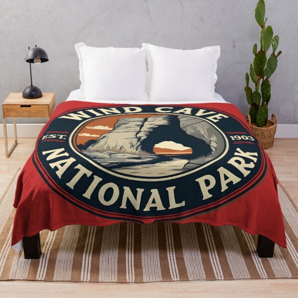 Item preview, Wind Cave National Park - South Dakota designed and sold by GoodOldVintage.