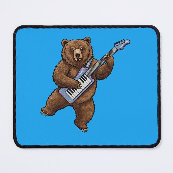 Item preview, Bear Playing Keytar designed and sold by TeeARTHY.