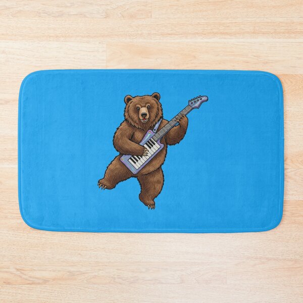 Item preview, Bear Playing Keytar designed and sold by TeeARTHY.