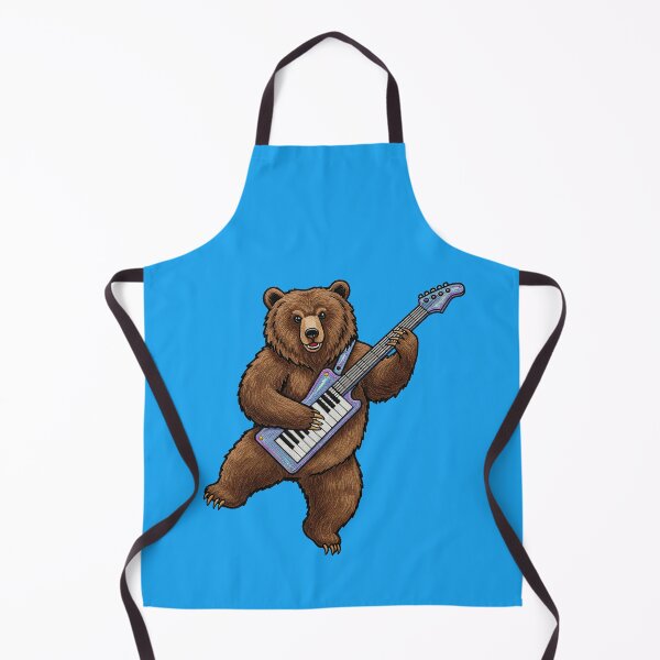 Item preview, Bear Playing Keytar designed and sold by TeeARTHY.