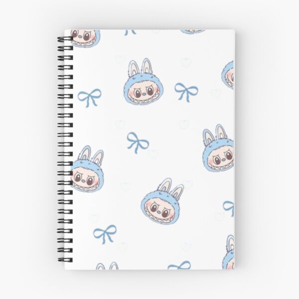 Item preview, Lapin Kawaii Féroce en Bleu – Pattern Cute & Creepy designed and sold by MeowLoka ⭐⭐⭐⭐.